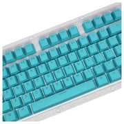 カラーキーキャップ 透光 樹脂製 英語104キー 英語配列 カナなし メカニカルキーボード用 交換用 Cherry MX PCアクセサリー パソコン周辺機器 カラバリ豊富 カラフル おしゃれ かわいい シンプル パステルカラー ブラック 黒 ピンク ブルー ライトカラー かわいい シンプル カラバリ豊富 パープル 紫 レッド 赤 US配列