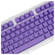 カラーキーキャップ 透光 樹脂製 英語104キー 英語配列 カナなし メカニカルキーボード用 交換用 Cherry MX PCアクセサリー パソコン周辺機器 カラバリ豊富 カラフル おしゃれ かわいい シンプル パステルカラー ブラック 黒 ピンク ブルー ライトカラー かわいい シンプル カラバリ豊富 パープル 紫 レッド 赤 US配列