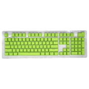 カラーキーキャップ 透光 樹脂製 英語104キー 英語配列 カナなし メカニカルキーボード用 交換用 Cherry MX PCアクセサリー パソコン周辺機器 カラバリ豊富 カラフル おしゃれ かわいい シンプル パステルカラー ブラック 黒 ピンク ブルー ライトカラー かわいい シンプル カラバリ豊富 パープル 紫 レッド 赤 US配列