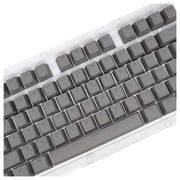 カラーキーキャップ 透光 樹脂製 英語104キー 英語配列 カナなし メカニカルキーボード用 交換用 Cherry MX PCアクセサリー パソコン周辺機器 カラバリ豊富 カラフル おしゃれ かわいい シンプル パステルカラー ブラック 黒 ピンク ブルー ライトカラー かわいい シンプル カラバリ豊富 パープル 紫 レッド 赤 US配列