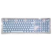 カラーキーキャップ 透光 樹脂製 英語104キー 英語配列 カナなし メカニカルキーボード用 交換用 Cherry MX PCアクセサリー パソコン周辺機器 カラバリ豊富 カラフル おしゃれ かわいい シンプル パステルカラー ブラック 黒 ピンク ブルー ライトカラー かわいい シンプル カラバリ豊富 パープル 紫 レッド 赤 US配列