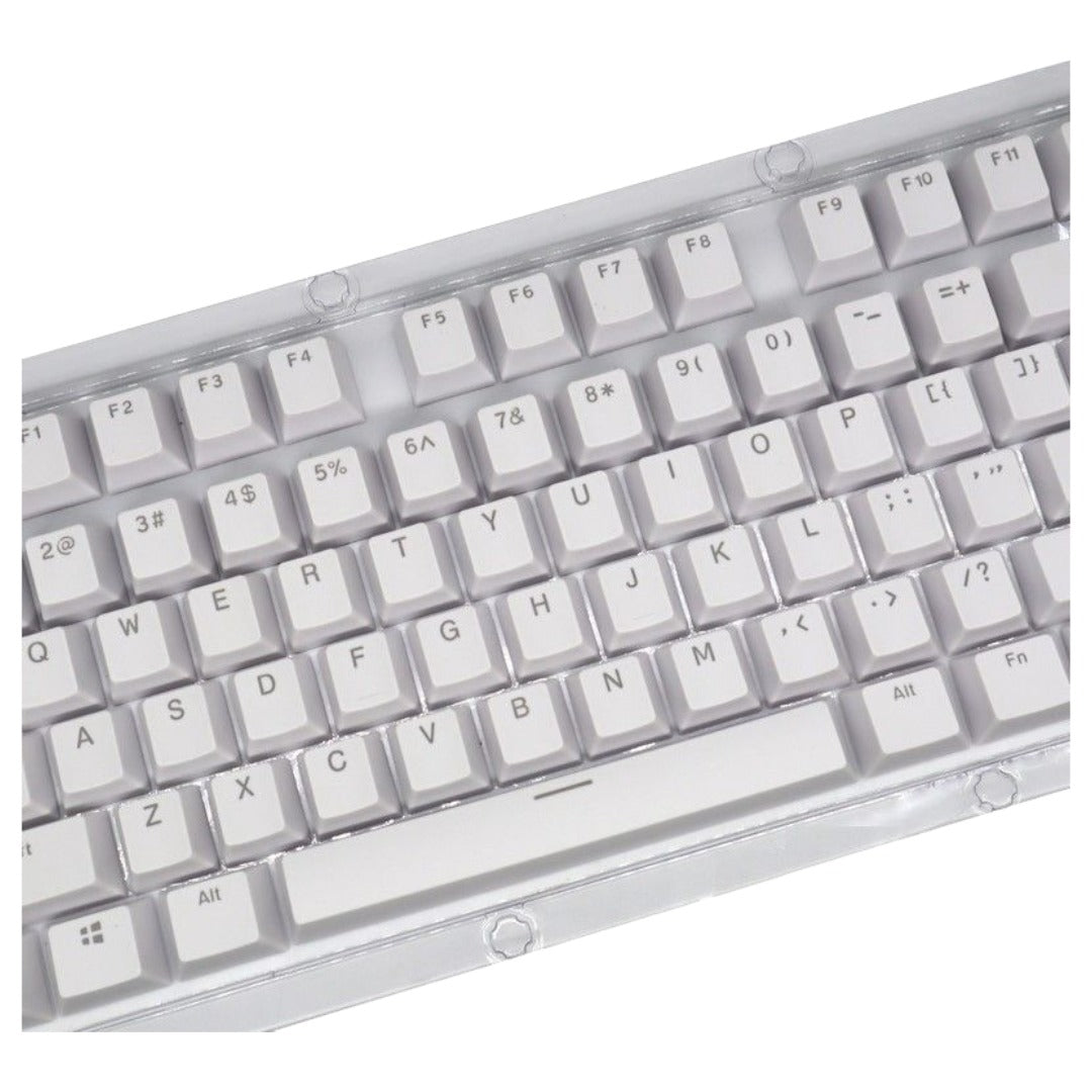カラーキーキャップ 透光 樹脂製 英語104キー 英語配列 カナなし メカニカルキーボード用 交換用 Cherry MX PCアクセサリー パソコン周辺機器 カラバリ豊富 カラフル おしゃれ かわいい シンプル パステルカラー ブラック 黒 ピンク ブルー ライトカラー かわいい シンプル カラバリ豊富 パープル 紫 レッド 赤 US配列