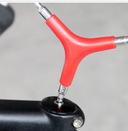 六角レンチ 自転車用 Y型 工具 修理工具 メンテナンススパナ 4mm 5mm 6mm 屋外 サイクリング マウンテンバイク メンテナンス用品 自転車用品 持ち運び コンビネーションレンチ 便利グッズ 赤