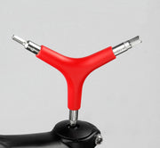 六角レンチ 自転車用 Y型 工具 修理工具 メンテナンススパナ 4mm 5mm 6mm 屋外 サイクリング マウンテンバイク メンテナンス用品 自転車用品 持ち運び コンビネーションレンチ 便利グッズ 赤