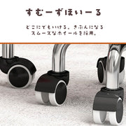 ロースツール ミニサイズ キャスター付き 作業用スツールフットケアチェア 作業イス 丸椅子 厚手クッション 移動 シンプル 回転イス