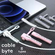 ケーブルバイト Type-A to Lightningケーブル 保護 断線防止 巻取り 収納 コンパクト シンプル 無地 シリコン おしゃれ 定番 かわいい