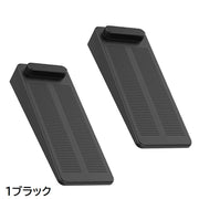 ドアストッパー 2個セット ドア止め 扉止め 差し込み式 高さ調整 三角 傷 キズ 衝突 防止 防音 ドアストップ 固定 ホールド 滑り止め 簡単 便利