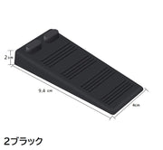 ドアストッパー 2個セット ドア止め 扉止め 差し込み式 高さ調整 三角 傷 キズ 衝突 防止 防音 ドアストップ 固定 ホールド 滑り止め 簡単 便利