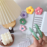 クリップ 単品 花 フラワー 文房具 シングル ダブル 雑貨 文具 事務用品 オフィス メモ まとめ かわいい おしゃれ カラフル 花形 花型