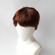 メンズウィッグ かつら フルウィッグ ヘアウィッグ 男性用 全頭 ショートヘア 短髪 ストレート おしゃれ かっこいい 裏ネット サイズ調節可 ブラック ブラウン ナチュラル