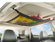 天井収納ネット 車用 車載用 ヘッドスペースネット ルーフネット 荷物 小物入れ メッシュ 取り付け簡単 調節可能 車内 カー用品