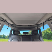 天井収納ネット 車用 車載用 ヘッドスペースネット ルーフネット 荷物 小物入れ メッシュ 取り付け簡単 調節可能 車内 カー用品