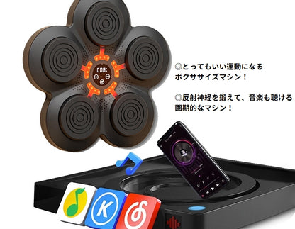 ボクシングマシン パンチングマシン パンチングパッド 音楽 ミュージック ワイヤレス 商品画像2
