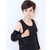 膝サポーター 肘サポーター 左右セット キッズ 子ども ジュニア プロテクター スポーツケア用品 膝あて 肘あて 男女兼用 膝パッド 肘パッド 保護 クッション入り 伸縮性 スポーツ 運動 部活 習い事 単色 無地 シンプル カジュアル 黒