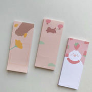 メモ帳 メモ用紙 メモ 50枚入り 文房具 ステーショナリー チューリップ お花 ネコ 猫 おしゃれ 可愛い 雑貨