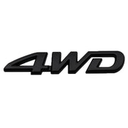 カーステッカー 車用ステッカー 立体 3D カーデコ ボディシール 車装飾 自動車外装 デコレーション 4WD 英字 文字 ロゴ