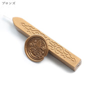 シーリングワックス 封蝋 文房具 レター用品 ラッピング雑貨 芯付き スティック型 ロッド型 カラフル レッド ホワイト ブラック ブロンズカラー シック シンプル カジュアル ポップ クール かっこいい おしゃれ 可愛い キュート