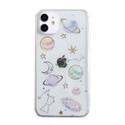 iPhone対応ケース iPhone対応カバー アイフォンケース ソフトシェル スマホカバー スマホケース 宇宙 星空 携帯カバー 保護ケース 背面保護 おしゃれ