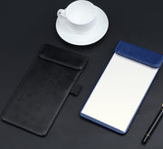 クリップボード 単品 1個 レザー調 マグネット 磁石式 バインダー 伝票ホルダー レシートバインダー メモパッド メモボード 伝票ばさみ シンプル スタイリッシュ おしゃれ かっこいい オフィス 事務用品 文房具 文具 お会計ボード 飲食店 店舗