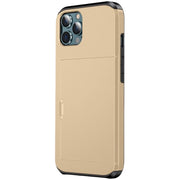 iPhone用ケース カードホルダー付き 汎用型 カード収納 交通系カード入れ クレカ iPhone17  iPhone16 iPhone16Pro iPhone15 15Pro  iPhone13 Phone14 14Pro 14ProMax 背面保護 傷予防 傷防止   保護カバー 携帯ケース アイフォン用ケース スマートフォンケース