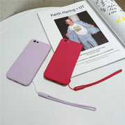 スマホストラップ 同色3本セット スマートフォンストラップ 携帯ストラップ スマホアクセサリー スマホ用品 携帯電話アクセサリー シリコン おしゃれ かわいい シンプル カラバリ豊富 黒 赤 ピンク