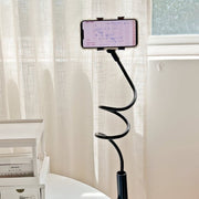 スマホスタンド スマホホルダー 80cm ロング バネクリップ式 ロングアーム スマートフォン 寝ながら 勉強 読書 ゲーム 長い 会議 便利アイテム