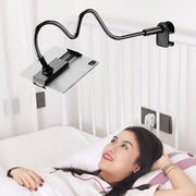 タブレットスタンド タブレットホルダー 80cm ロング 360度回転 挟み式 クリップ式 ロングアーム 寝ながら 勉強 読書 ゲーム 長い 会議 便利アイテム