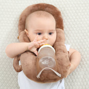 授乳クッション 枕 哺乳瓶 ホルダー 固定 ハンズフリー 赤ちゃん ベビー 新生児 ピロー サポート 面ファスナー 便利