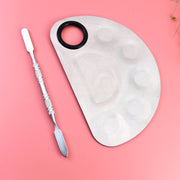 ネイルパレット スパチュラ付き メイクパレット ヘラ ネイルアート ジェルネイル ネイル用品 化粧品 混合 カラー作り ブレンド
