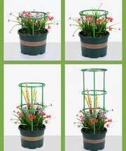 園芸支柱 植木鉢用 リング形 円形 1段 1層 組み立て式 観葉植物 花 ガーデニング フラワー 支え サポート フレーム 誘引 サークル ラウンド 簡単 設置