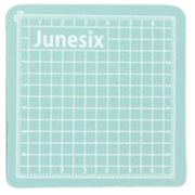 ミニカッター板 ミニカッティングマット 文房具 生活雑貨 ハンドメイド用品 ハンドメイドグッズ 正方形 コンパクト 小さい 小型 目盛り付き 方眼 8cm グリーン ブラック グレー シンプル カジュアル かわいい キュート