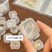 アクセサリーケース 10個セット 小物ケース 小分け収納 小物入れ ミニサイズ プラケース クリアカラー 透明 イヤリング 指輪 ピアス ネックレス 耳栓 ピルケース 多用途 中が見える コンパクト 整理整頓 収納ケース スクエア 四角 便利グッズ シンプル