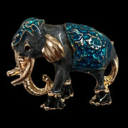 ブローチ アクセサリー レディース キラキラ 小ぶり ゾウ 象 エレファント エキゾチック ワンポイント 目立つ かわいい おしゃれ ギフト スカーフ留め ストール留 ファッション小物 女性用