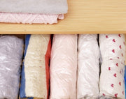 衣類圧縮袋 単品 1枚 衣類収納 洋服用 チャック袋 ジッパー袋 巻くだけ くるくる 省スペース 保管 収納用品 出張 旅行 パッキング トラベル クリア 透明 簡単 便利