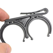 ゴルフボールホルダー ゴルフクリップ ボールクリップ 2ボール用 2個用 ダブルボール スポーツ用品 ゴルフ用品 ボールケース シンプル コンパクト スリム 持ち歩き 携帯 便利 練習 トレーニング