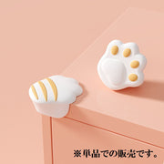 コーナーガード コーナークッション 単品 赤ちゃん 子供 ベビー用 セーフティグッズ アニマル 動物 ネコ 肉球 猫の手 ベビーガード 角ガード コーナーパット かわいい 事故防止 怪我防止 机 テーブル 棚