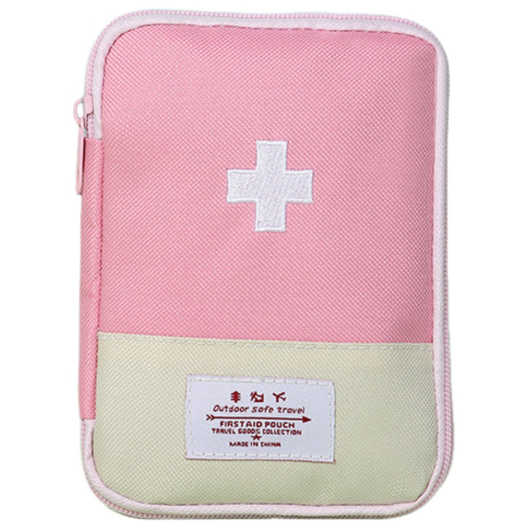応急手当用品 メディカルポーチ 薬ポーチ レディース メンズ 防災グッズ ピンク×小 バリエーション画像