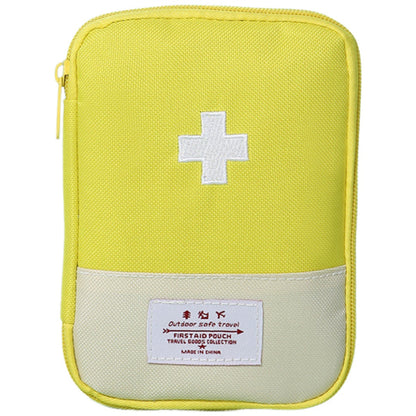 応急手当用品 メディカルポーチ 薬ポーチ レディース メンズ 防災グッズ イエロー×大 バリエーション画像