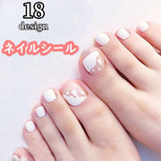 ネイルシール フットネイル レディース 女性 ネイル用品 足の爪用 デザインチップ セルフネイル かわいい おしゃれ