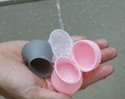 椅子脚カバー 椅子足キャップ 4個セット 1脚分 円形 椅子用部品 イス用部品 シリコン 傷防止 汚れ防止 滑り止め 保護 パッド フローリング 畳 ホワイト グレー ピンク 白