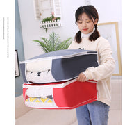布団収納袋 不織布 収納ケース 羽毛布団 毛布 衣類 おもちゃ 大容量 防塵 通気性 105L 透明 見える クローゼット おしゃれ かわいい カラバリ豊富