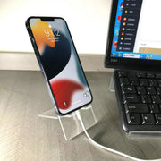 スマホスタンド スマートフォンスタンド スマホアクセサリー 透明 クリア 組み立て式 スマホ立て ディスプレイ 可愛い おしゃれ シンプル 便利 陳列 ファッション小物 雑貨