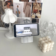 スマホスタンド スマートフォンスタンド スマホアクセサリー 透明 クリア 組み立て式 スマホ立て ディスプレイ 可愛い おしゃれ シンプル 便利 陳列 ファッション小物 雑貨