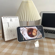 スマホスタンド スマートフォンスタンド スマホアクセサリー 透明 クリア 組み立て式 スマホ立て ディスプレイ 可愛い おしゃれ シンプル 便利 陳列 ファッション小物 雑貨