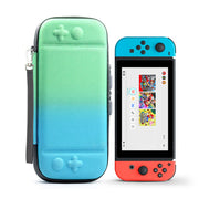 Nintendo Switchケース SwitchLiteケース 周辺機器 ニンテンドースイッチ スイッチライト 有機EL 保護カバー ファスナー ストラップ付き 収納 持ち運び グラデーション 無地 かわいい おしゃれ