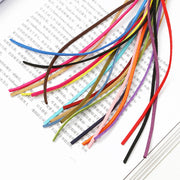 レザー調紐 レザーライク紐 1m スエード調 ハンドメイド 平紐 合皮 DIY 手芸用品 シンプル 無地 カラバリ豊富 レザー調コード フェイクレザー アクセサリー製作