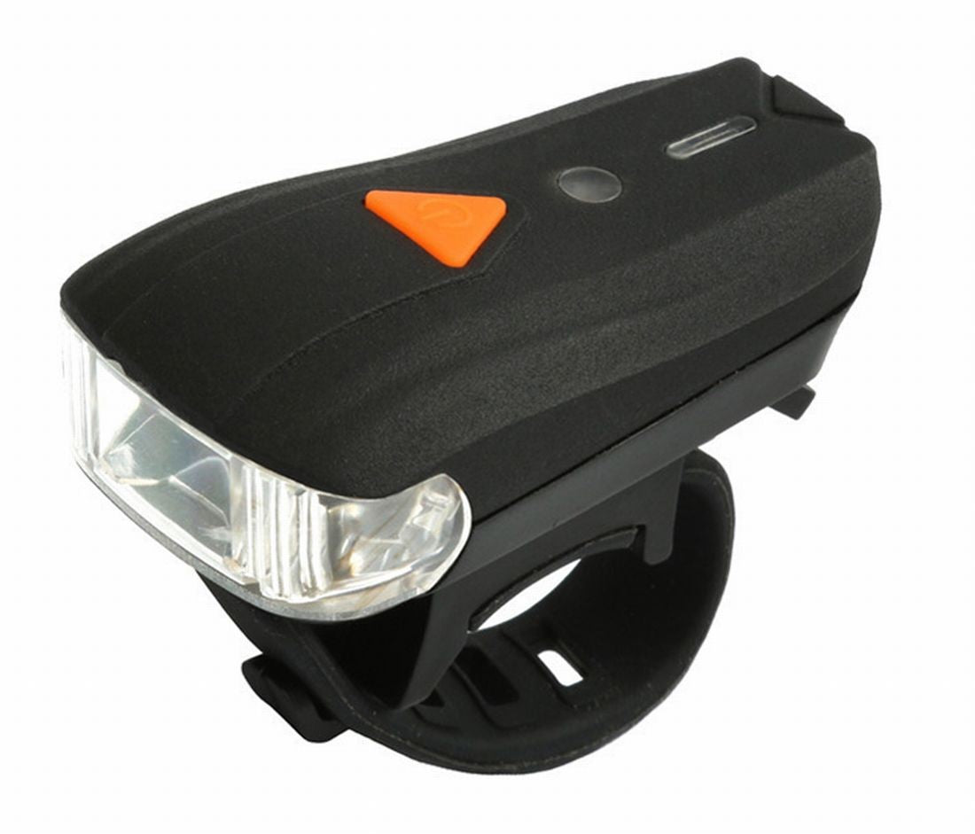 ヘッドライト 自転車 フロント 夜 センサー バイブ USB サイクリング アウトドア ブラック 黒 リチウム