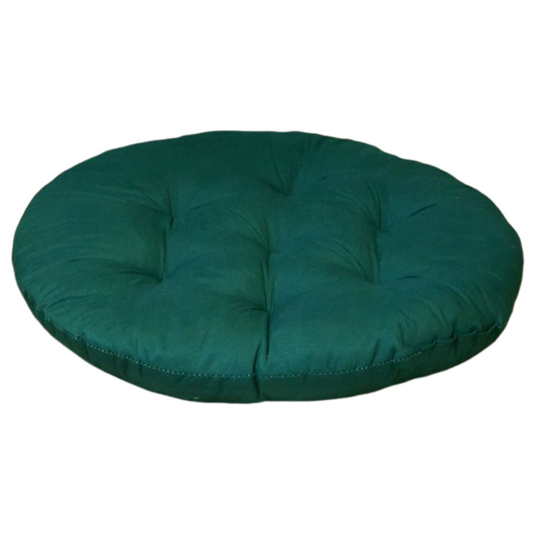 シートクッション フロアクッション チェアパッド 厚手 丸型 円形 ラウンド 直径40cm 座布団 椅子用 ふわふわ インテリア