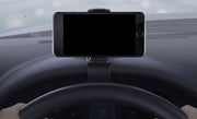 車載ホルダー スマホホルダー 車用 スマホスタンド クリップ式  カー用品 スマートフォン用 iPhone android 6.5インチ 簡単取り付け 着脱簡単 便利グッズ 携帯電話 自動車用品 カーグッズ ブラック 黒