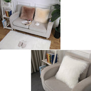 クッションカバー クッション用カバー 45×45cm 50×50cm 40×40cm 30×50cm カバーのみ フェイクファー ふわふわ スクエア型 四角形 正方形 シンプル 無地 単色 ソリッドカラー 冬 おしゃれ 模様替え イメージチェンジ イメチェン 単品 1枚 カバーだけ ジッパー チャック ファスナー インテリアファブリック 生活雑貨 日用品 小物